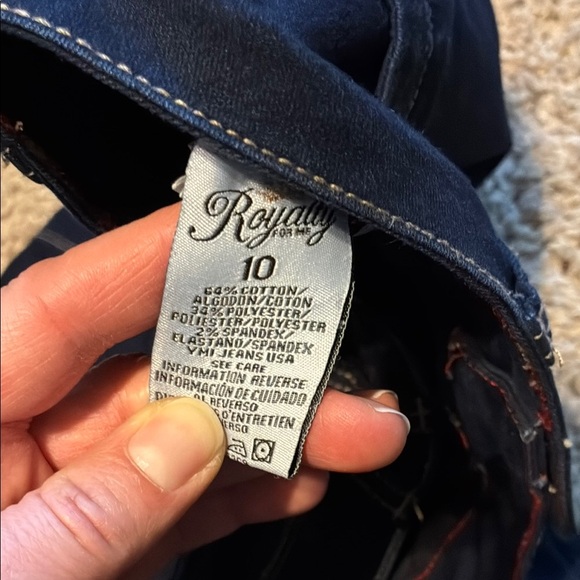 Royalty For Me Blue Skinny Jeans Stretchy Denim - Picture 3 of 14